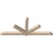 Ekena Millwork Kennewick Smooth Timber Gable Bracket, Douglas Fir, 108"W x 45"H x 5 1/2"D x 5 1/2"F, 10/12 Pitch GBW108X45X0606KEN00SDF - alternate 3